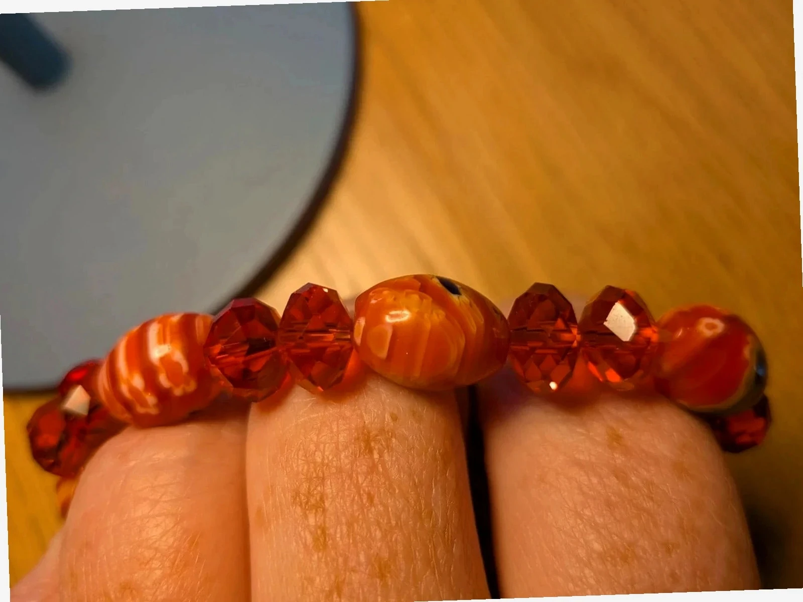 Shiny red fantasy bracelet – photo 3